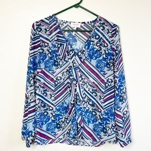 Laundry by Shelli Segal Blouse with Roses